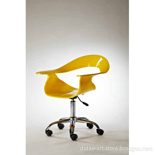 Acrylic Armrest Swival Chair (AC053)